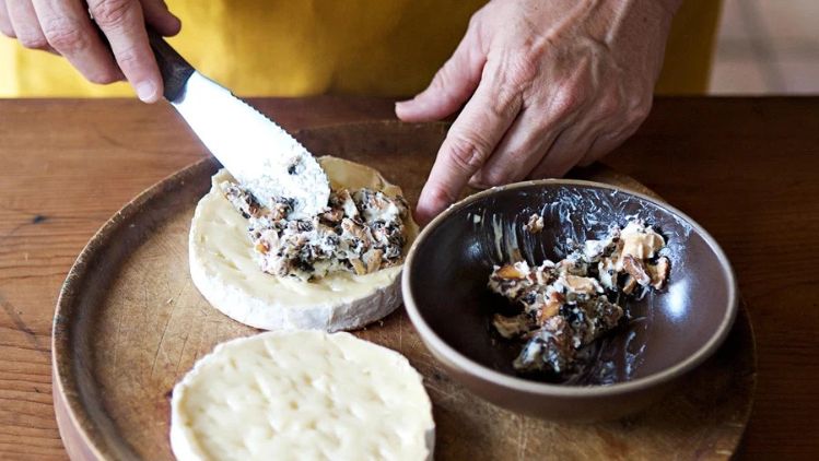 Mt Tam or Camembert Layered With Truffles or Wild Mushrooms